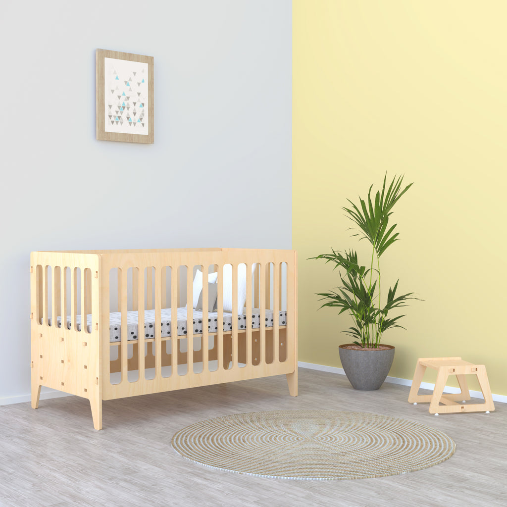 Cherry oak cheap crib