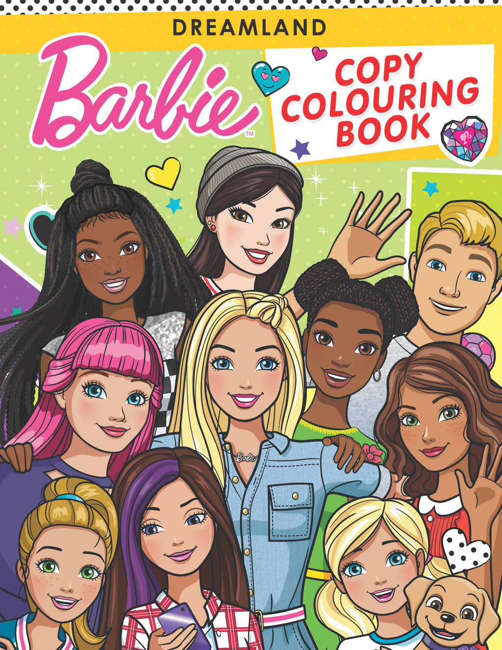 JoGenii, Barbie Copy Colouring Book