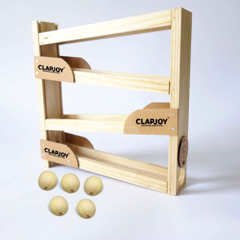 Clapjoy Wooden Ball Tracker for kids of age 1 years and Above