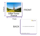 World Monuments Activity Flash Cards |GrapplerTodd Flashcards for Kids Early Learning Flash Cards Easy and Fun Way of Learning 6 Months to 6 Years Babies