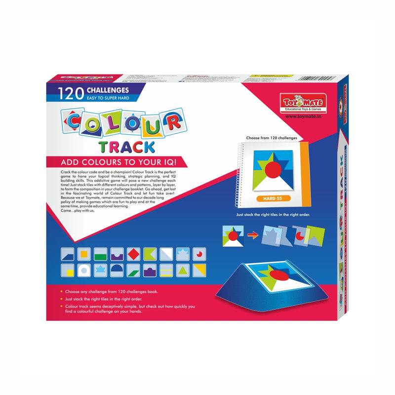 Colour Track- 120 Challenges Game-an Award Winning IQ Building Game for Age 5 Years & Above