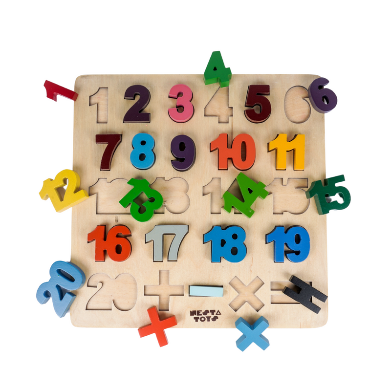 Wooden Numbers Puzzle – Advance Little Minds