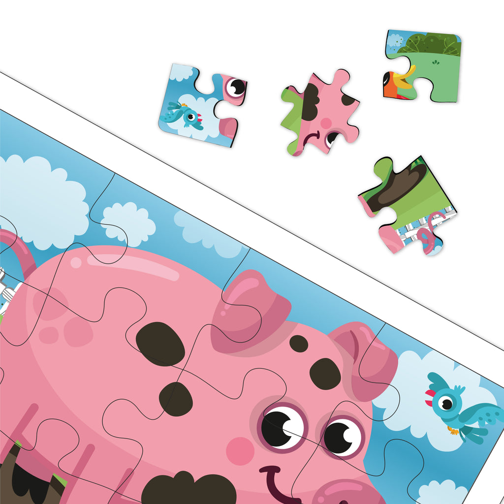 Mini Leaves 4 Piece Wooden Puzzle for Kids - Set of 6 Wild Animals Jigsaw  Puzzle at Rs 499/piece, Murgesh Pallya, Bengaluru