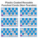 Housie Reusable Folding Tickets - Tambola Bingo Lotto Family Board Game for All Ages-48 Reusable Cards