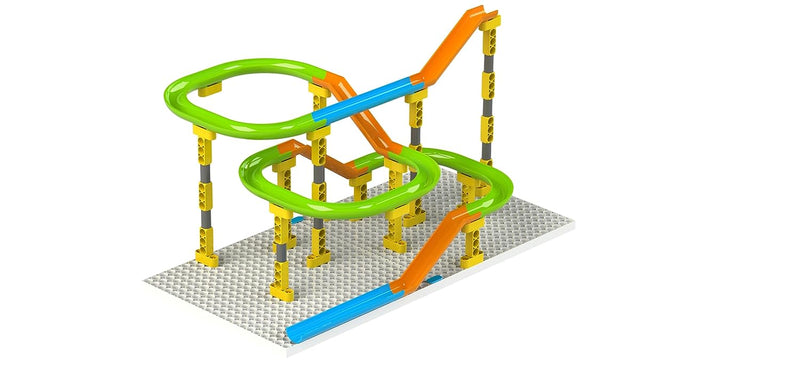 Marble Run-1 Plastic Marble Tracks for Kids | STEM Toy | 118 Pieces| 4+ Models