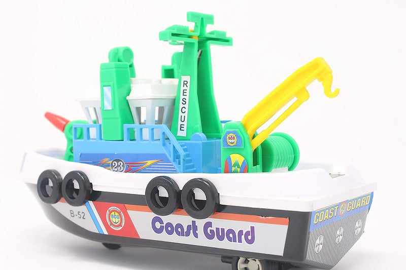 City Harbour Boat Pullback Toy for Kids 3YEARS+.ABS Plastic,No Sharp Edges,BIS Certified.