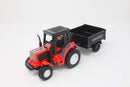 Tractor with Trolley Pull Back Toy for Kids