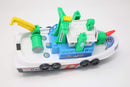 City Harbour Boat Pullback Toy for Kids 3YEARS+.ABS Plastic,No Sharp Edges,BIS Certified.