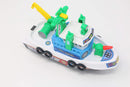 City Harbour Boat Pullback Toy for Kids 3YEARS+.ABS Plastic,No Sharp Edges,BIS Certified.