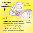 Phonics Fun Learning (35 Spelling rules + 120 Phonics flashcards)