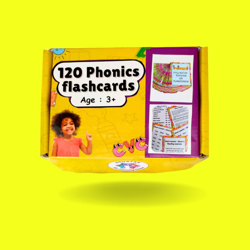 120 Phonics flashcards