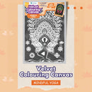 PEPPLAY VELVET COLOURING POSTERS - YOGA