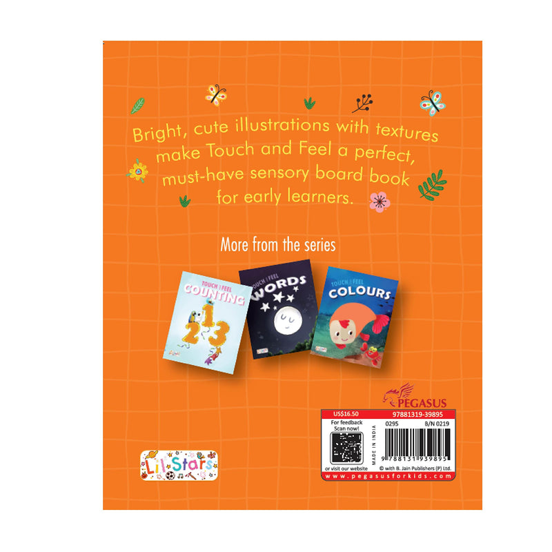 Animals - Touch & Feel Early Learning Board Book for Kids Children