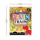 Brain Train Activity Book for Kids Age 3+ - With Colouring Pages, Mazes, Puzzles & Word searches Activities