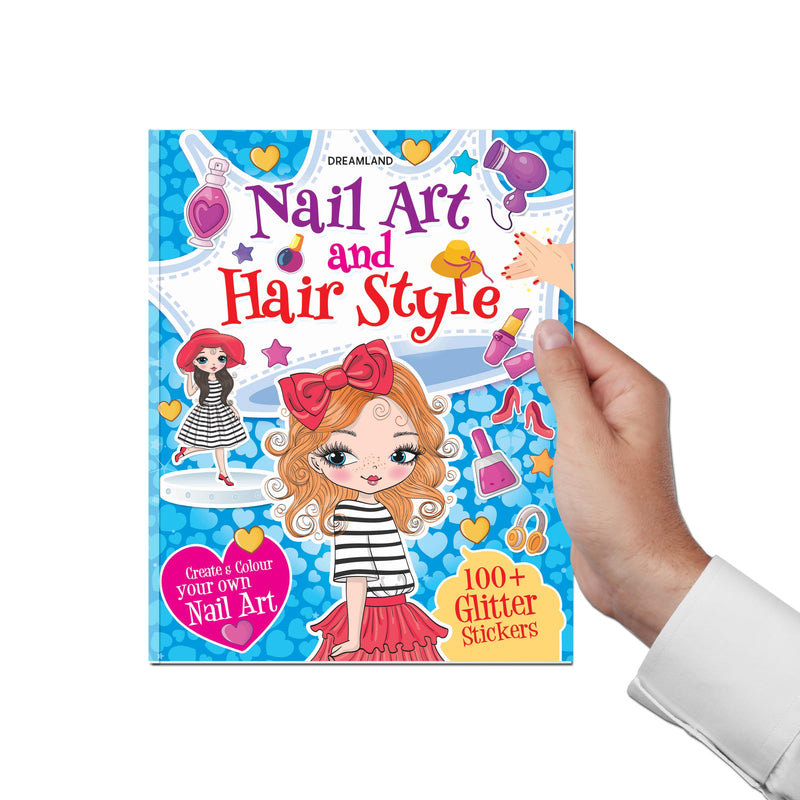 Make A Pretty Face and Nail Art, Hair Style Pack- 2 Books : Interactive & Activity Children Book by Dreamland Publications