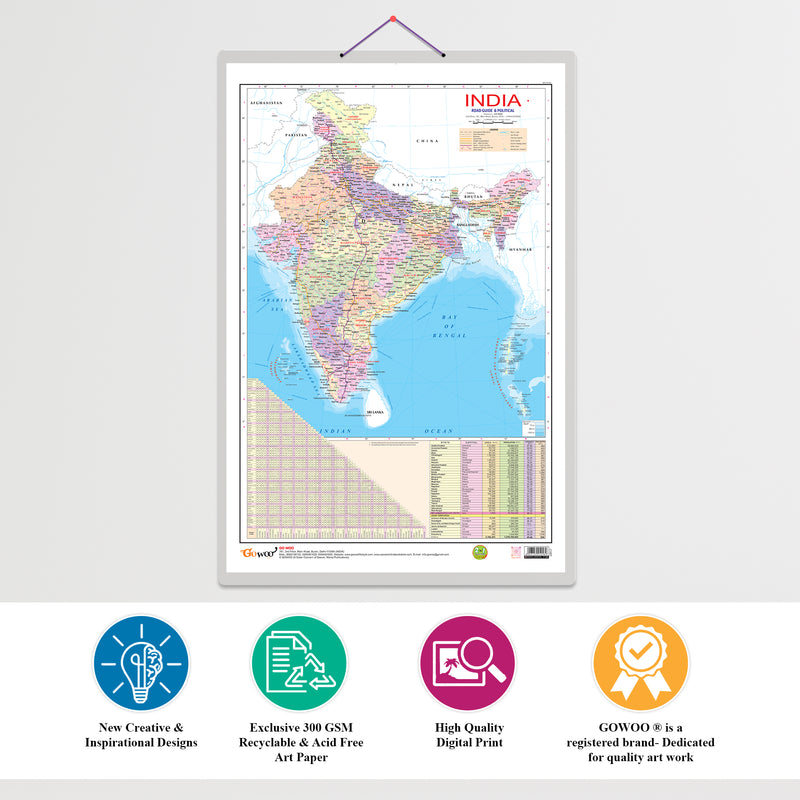 GOWOO - Indian Road Guide & Political Map