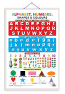 Set of 2 Hindi Varnamala and Marathi Varnamala?(Marathi) Early Learning Educational Charts for Kids | 20"X30" inch |Non-Tearable and Waterproof | Double Sided Laminated | Perfect for Homeschooling, Kindergarten and Nursery Students