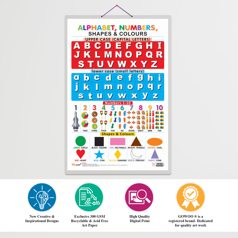 GOWOO - Alphabet, Numbers, Shapes & Colours