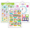 Set of 3 Life Cycle, TIME and DAILY ROUTINE Early Learning Educational Charts for Kids | 20"X30" inch |Non-Tearable and Waterproof | Double Sided Laminated | Perfect for Homeschooling, Kindergarten and Nursery Students