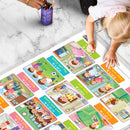 Set of 3 ADDITION, NUMBERS AND FRACTIONS and DAILY ROUTINE Early Learning Educational Charts for Kids | 20"X30" inch |Non-Tearable and Waterproof | Double Sided Laminated | Perfect for Homeschooling, Kindergarten and Nursery Students