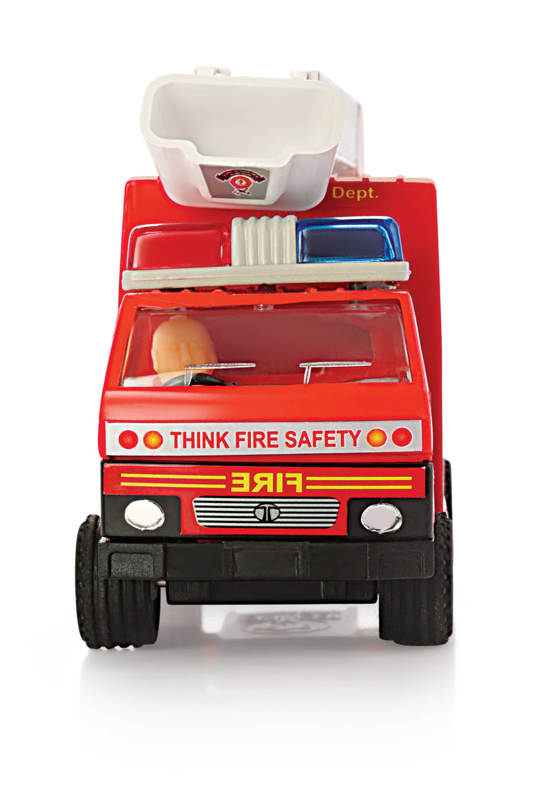 Fire Brigade Maintenance Free Pullback Spring Action Race Toy Gift for Boys 3+ Years. Strong ABS Plastic, NO Sharp Edges, BIS Certified.