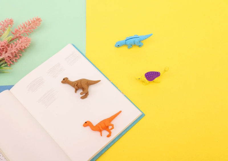 Dino Eraser Set