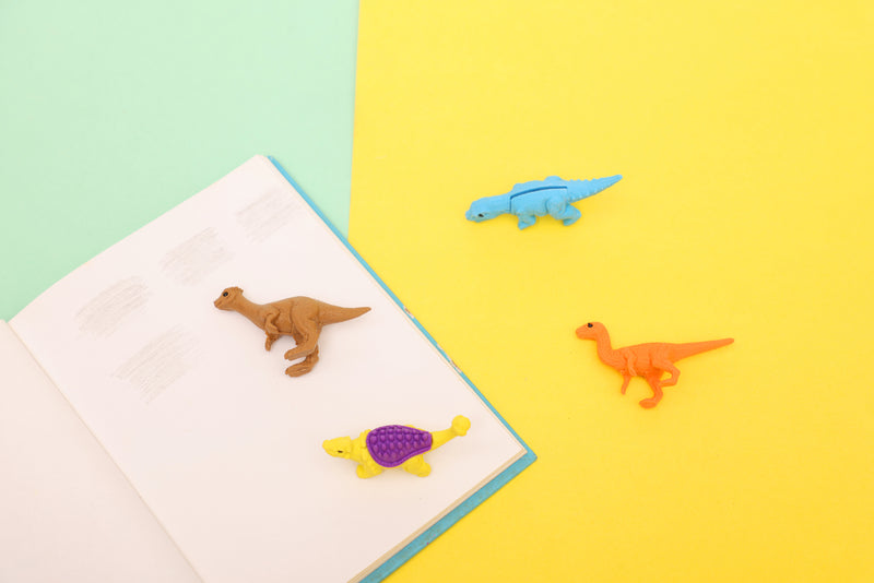 Dino Eraser Set