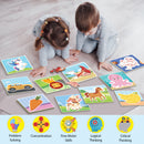 Little Berry Baby’s First Jigsaw Puzzle All-in-one Set of 10 for Kids - Fun & Educational Puzzles - 15 Puzzle Pieces Each