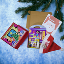 Jumbo Christmas Gift Hamper with 11 items: Snow, Reindeer, Santa Hat, Letter to Santa, Origami Reusable Kit, Paw Patrol Sugar-free Lollipops and Worksheets