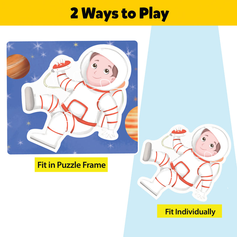 Baby’s First Puzzle Game: People At Work - Fun & Educational Jigsaw Puzzle Set for Kid