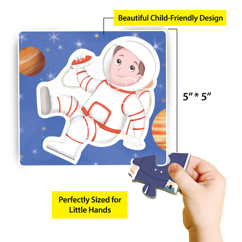 Baby’s First Puzzle Game: People At Work - Fun & Educational Jigsaw Puzzle Set for Kid