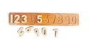 NUMBER PLATE  (PINE WOOD)