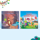 Story Books for Kids (Set of 2 Books) Befriends Monsters, Purple's Birthday Party