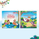 Story Books (Combo of 17 Books) Picture Books with Cute Soft Toy (Plush) Best Rakhi Gift (28x28 Storybooks)