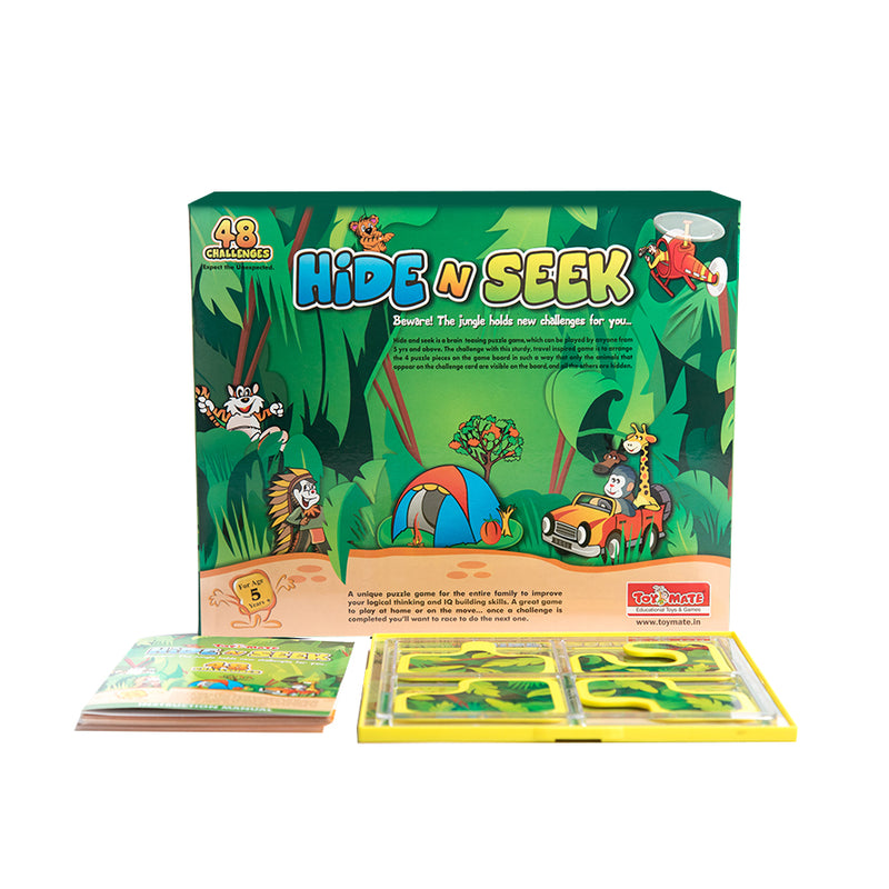 Hide & Seek Jungle- 48 Challenges- an Award Winning Brain Teasing Puzzle Game for Kids Age 5 Years & Above