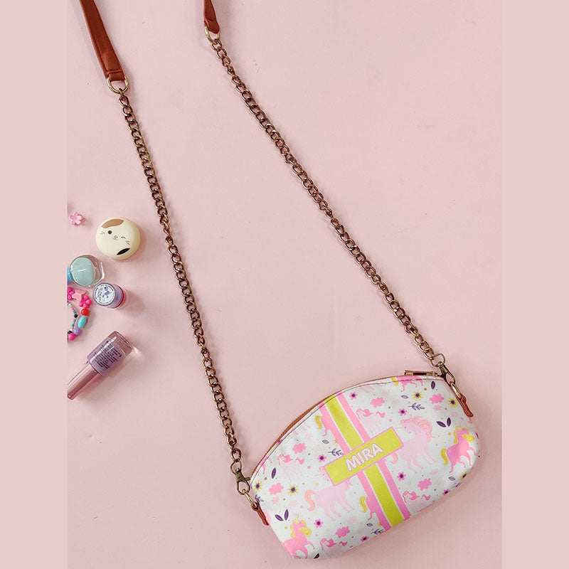 Unicorn sling Bag ( Personalization Available )