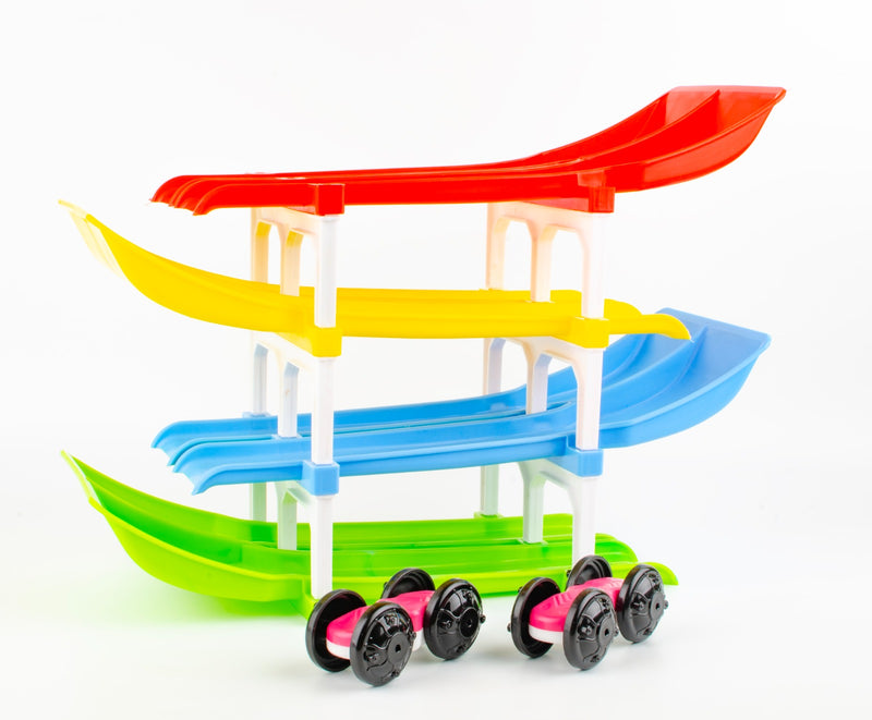 Racer Valley Junior Car Ramp Activity Set  for kids aged 3 and above. Multicolour