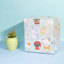 eVincE Assorted Gift Wrapping Paper | Cat Monkey Elephant Pattern| 3 designs : 15 sheets total