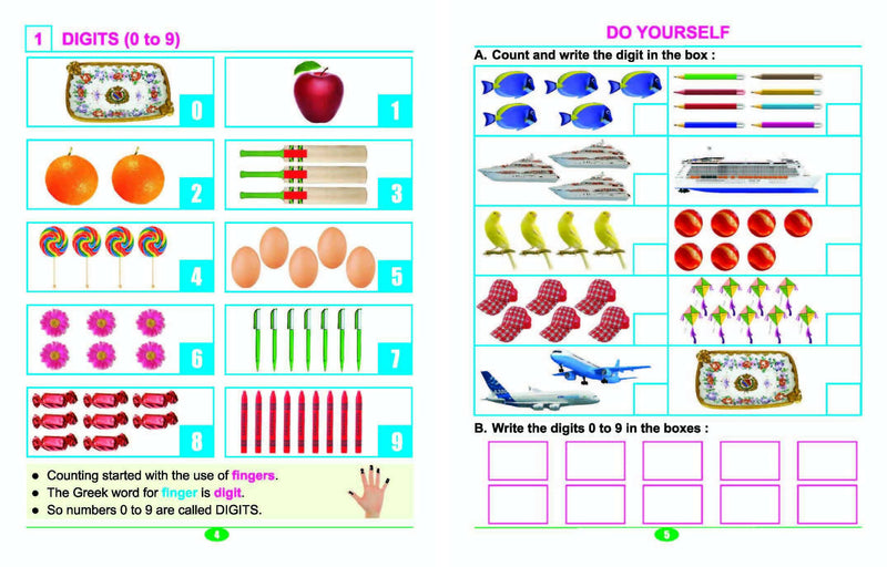 Mental Mathematics ( Set -1 ,Book A-B) : School Textbooks Children Book By Dreamland Publications