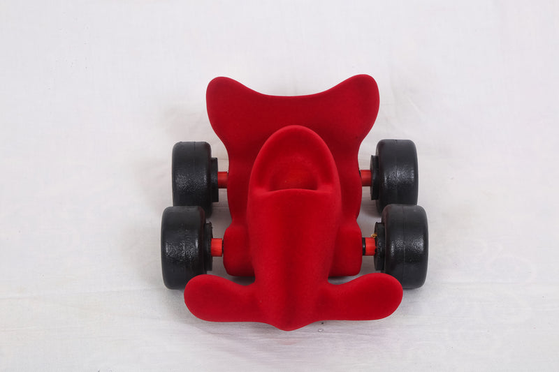 Modena The Racer Car Large - Red (0 to 10 years)(Non-Toxic Rubber Toys)