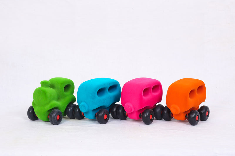 Wholedout Train & Couch Mix (0 to 10 years)(Non-Toxic Rubber Toys)