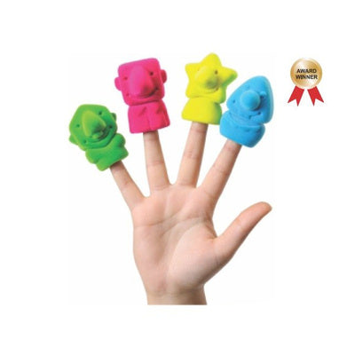 Finger Puppet Mix (set of 6 ) (0 to 10 years) (Non-Toxic Rubber Toys)