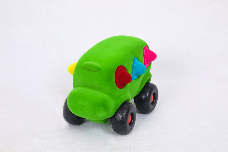 The Shape Sorter Bus Large - Green (0 to 10 years)(Non-Toxic Rubber Toys)