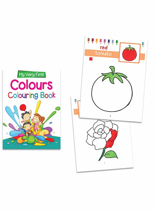 Set of 6 My Very First Colouring Books for 2+ Year Old Kids