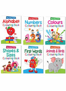 Set of 6 My Very First Colouring Books for 2+ Year Old Kids