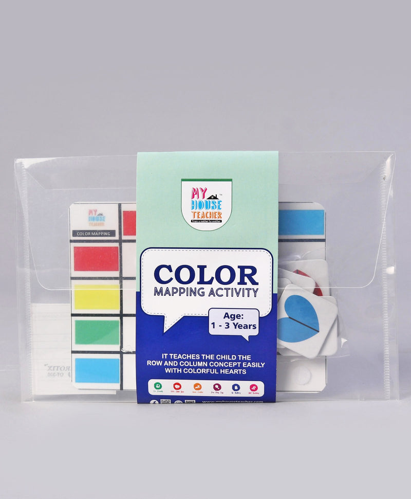 COLOR MAPPING ACTIVITY TODDLER BUSY BAG