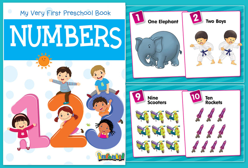 My Very First Preschool Books - Set of 6 having ABC, Safety Rules, Good Manners, Numbers, Know Your Body & Colours Books