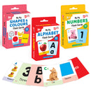 Little Berry Big Flash Cards for Kids (Set of 3): ABC, Numbers, Shapes and Colours - 96 Cards