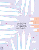 Nail Art and Hair Style- Create and Colour Your Own Nail Art with 150 Glitter Stickers : Interactive & Activity Children Book by Dreamland Publications