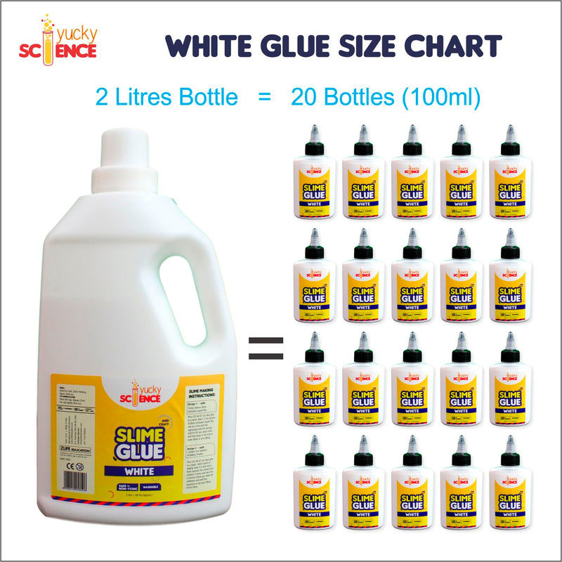 Slime Making Supplies Pack of 3 Bottles Slime & Craft white Glue (100
